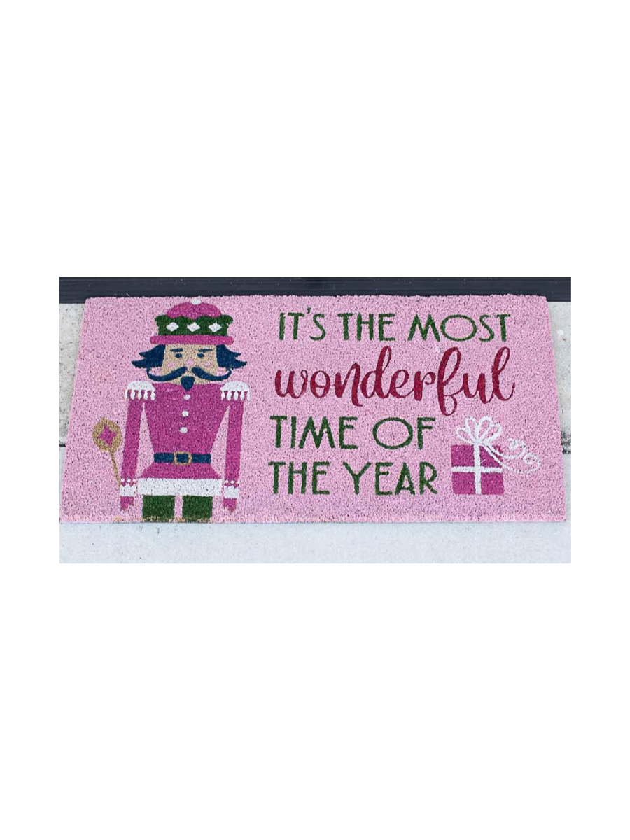 Most Wonderful Time Coir Doormat