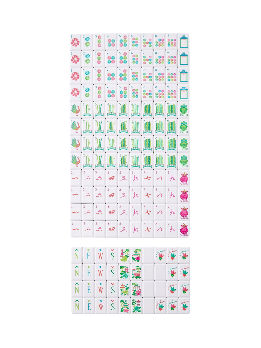 OH MY MAHJONG | Sunburst Debutante Tile Set