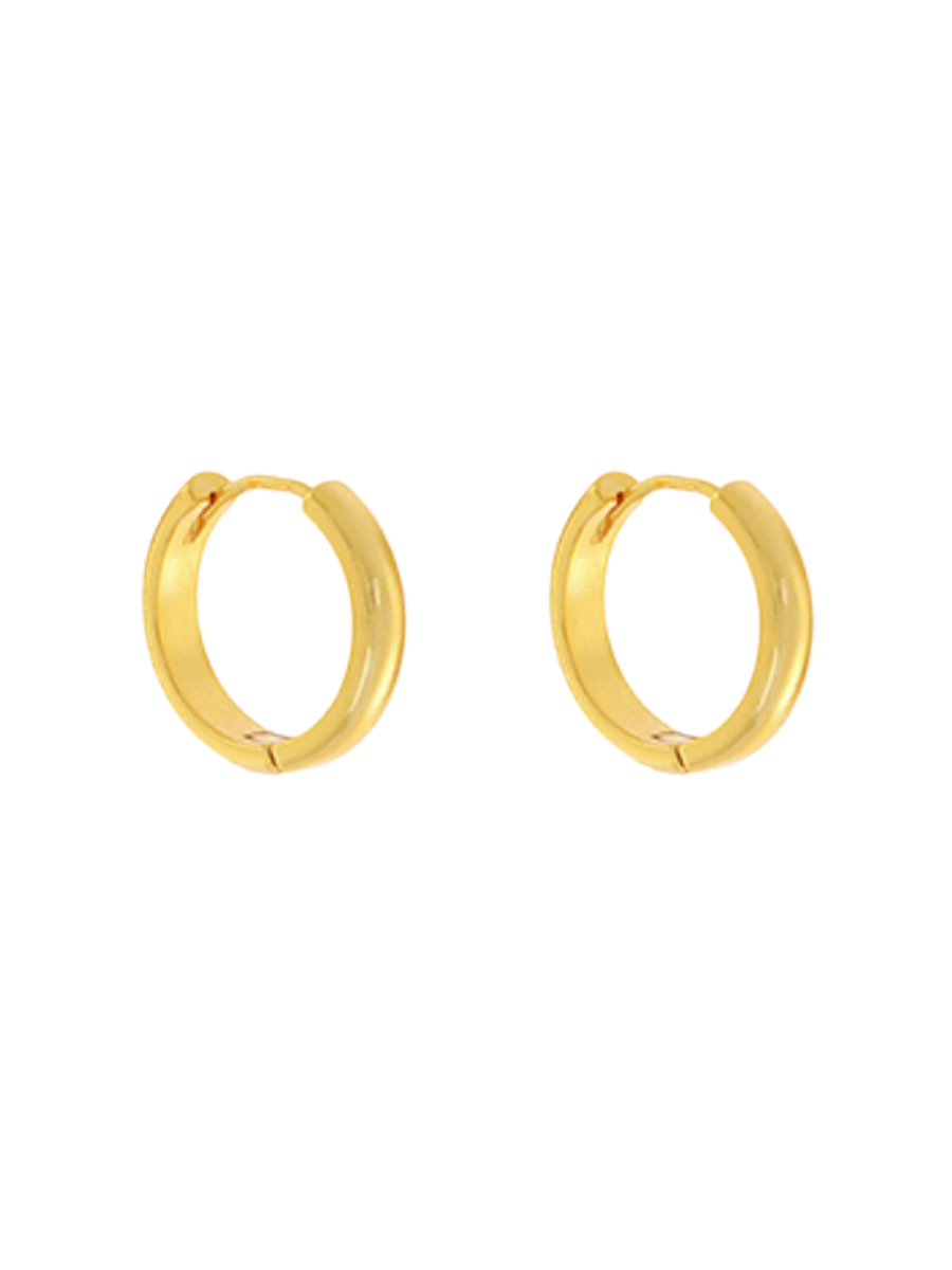 Golden Grace Hoop Earrings