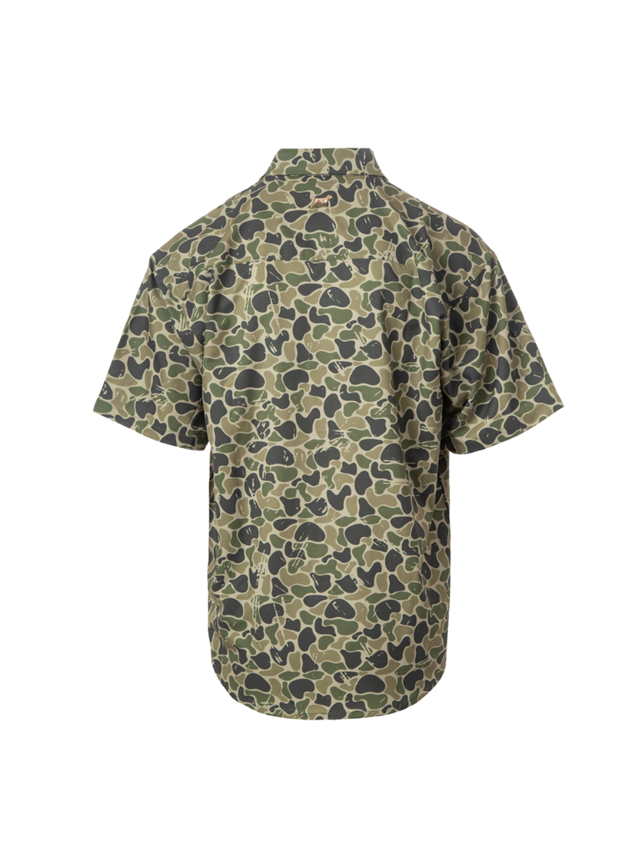 Fieldstone | YOUTH Backwoods Homestead Button Down - Camo