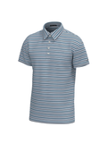 Southern Point Co | Charles 4 Button Polo - Mountain Spring Stripe