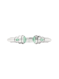 JULIE VOS | Cannes Demi Cuff - Iridescent Aquamarine Blue