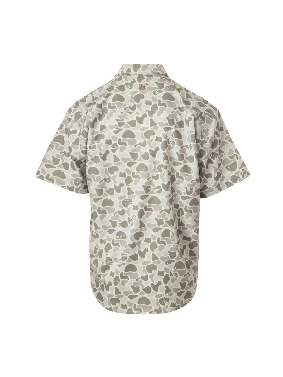 Fieldstone | YOUTH Marsh Homestead Button Down - Camo