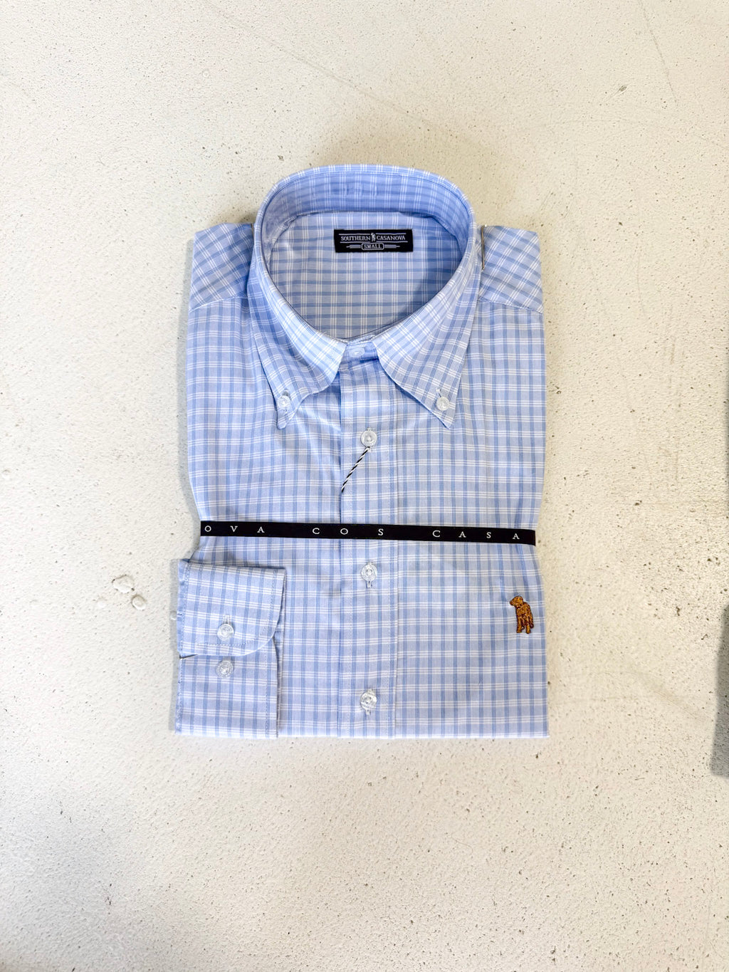Southern Casanova | Button Down - Blue Crush Check