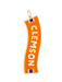 Michelle McDowell Bag Charm Clemson Banner orange purple gameday womens boutique jincy's