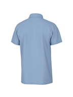 Southern Point Co | Charles 4 Button Pique Polo - Blue Sky