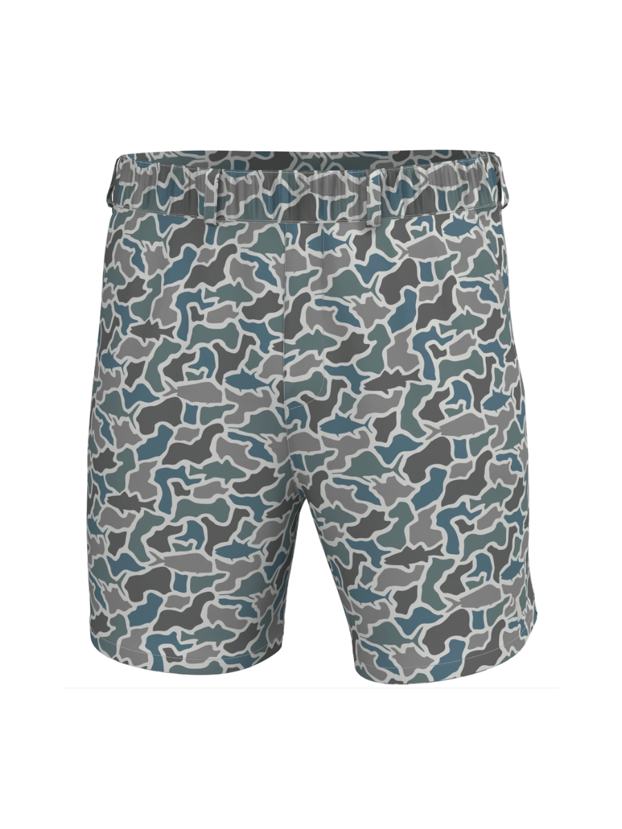 Local Boy | YOUTH Volley Short - Fish Camo