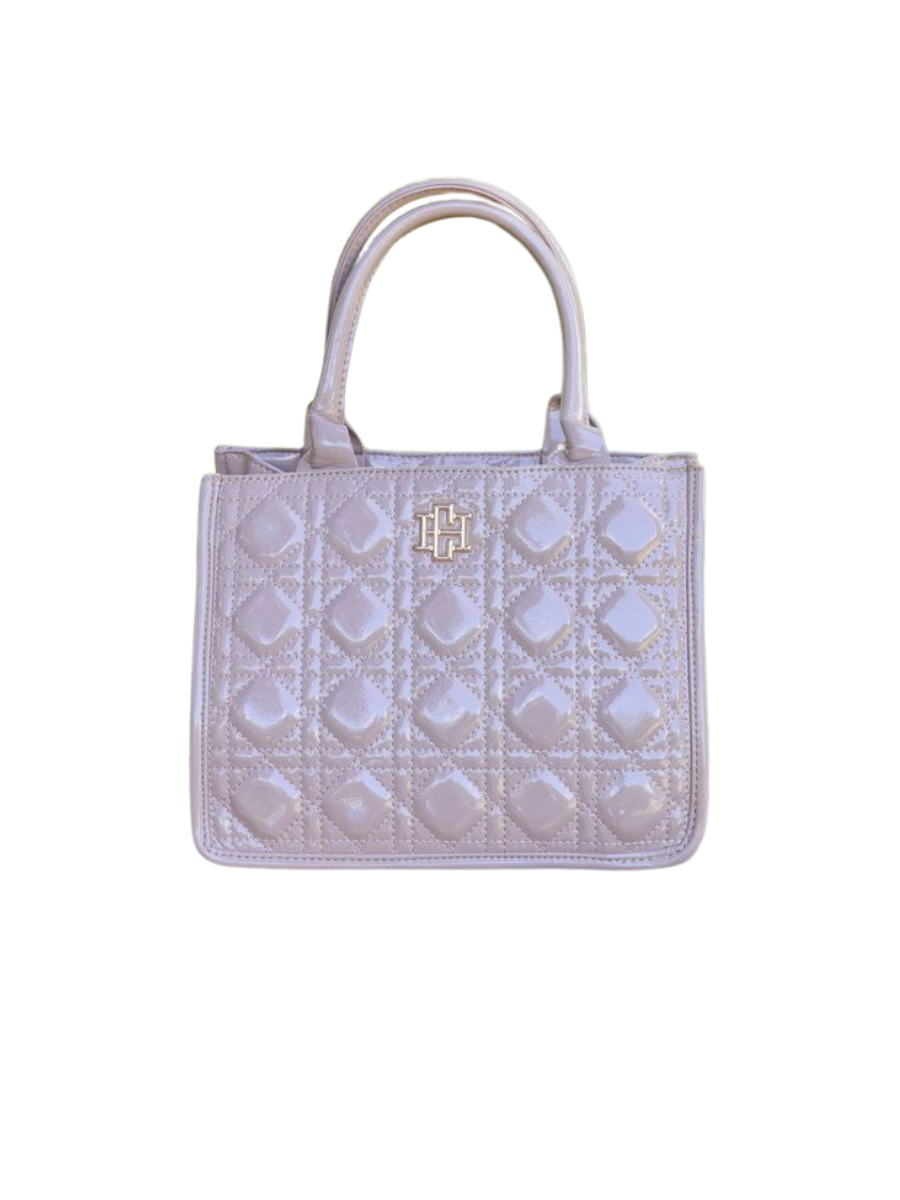 Caroline Hill | Ricky Tote - Taupe Patent LQ