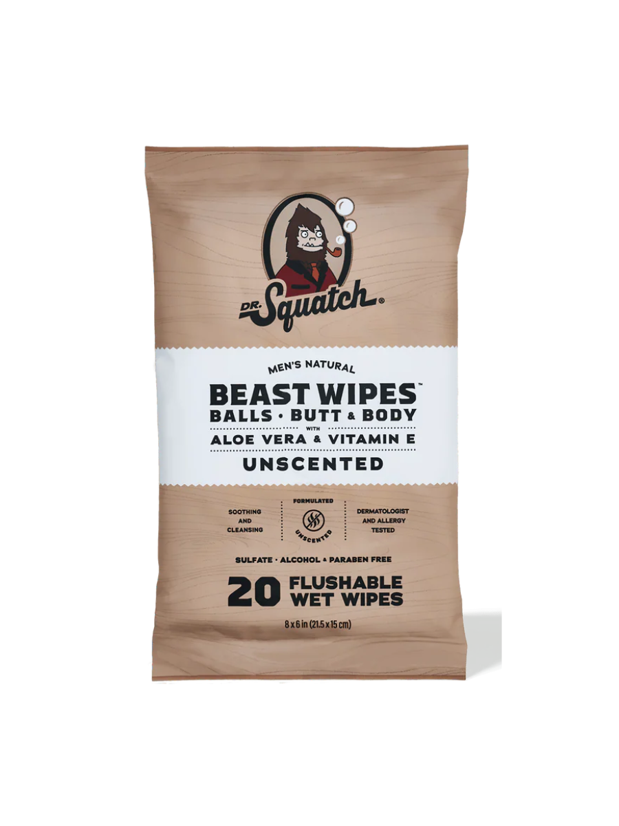 Dr. Squatch | Beast Wipes - Unscented