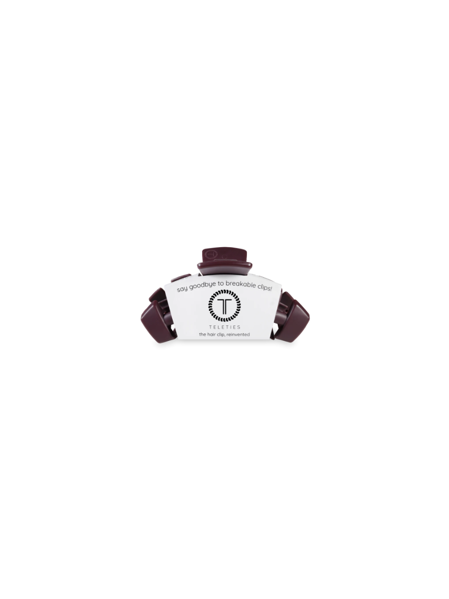 TELETIES | Hair Clip - Burgundy Bliss - Tiny