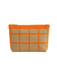 Robbie Zip Pouch orange tan shiraleah womens boutique travel bag jincy's