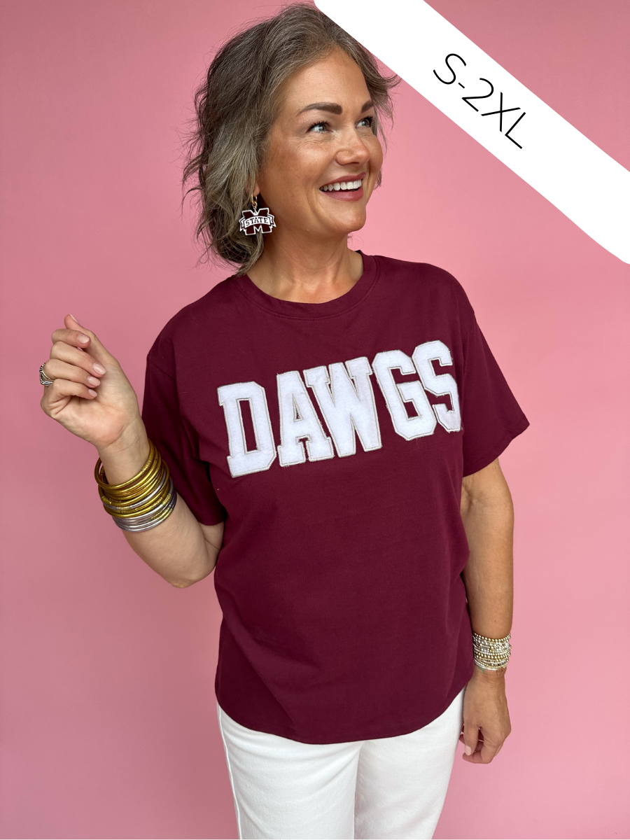 Stewart Simmons | Mississippi State Dawgs Varsity Boyfriend Tee