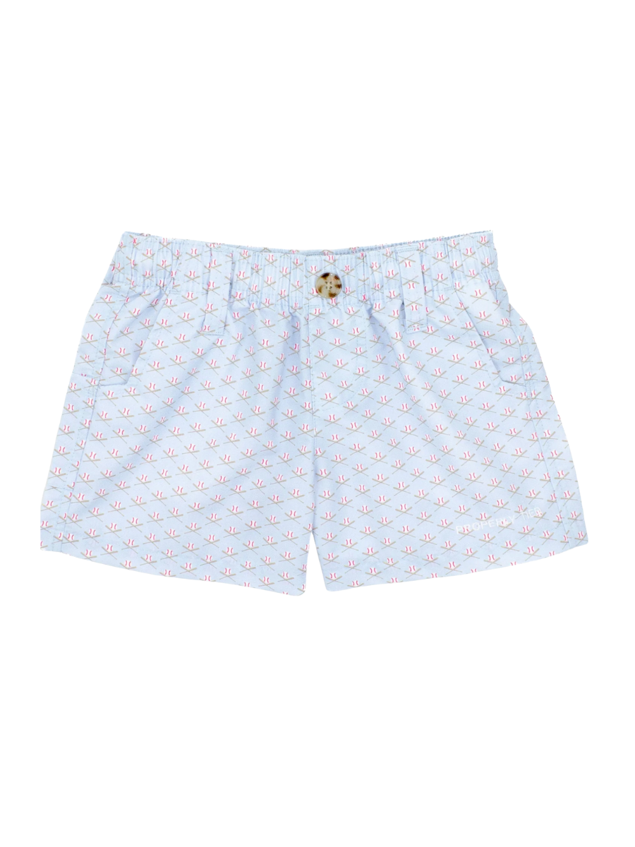 Properly Tied | YOUTH Mallard Shorts - Baseball Shield
