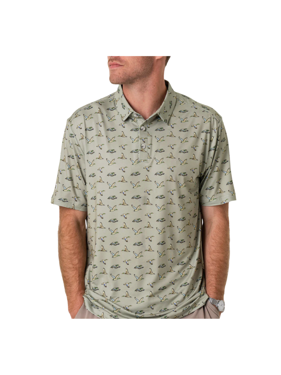 BURLEBO | Performance Polo - Flying Ducks