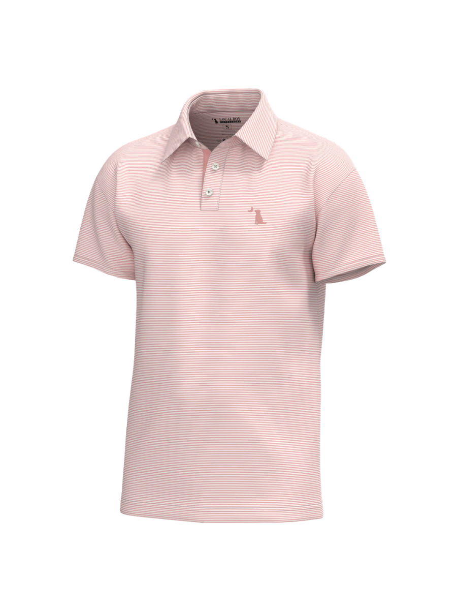 Local Boy | Palms Polo - Sorbet/White