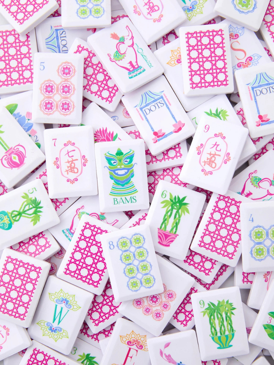 OH MY MAHJONG | Poppy Debutante Tile Set