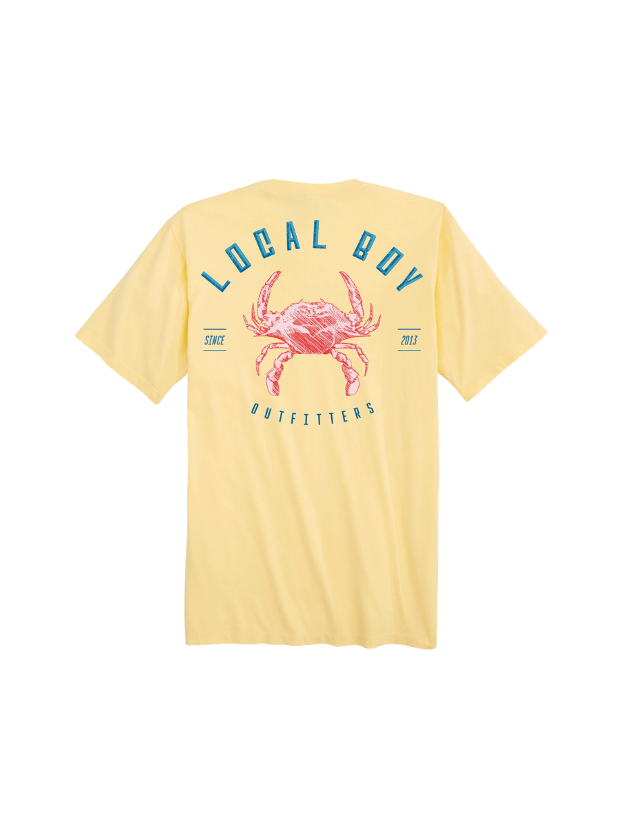 Local Boy | Crabby Tee - Banana
