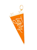 Michelle McDowell Bag Charm Clemson Tiger Flag orange gameday womens boutique jincy's