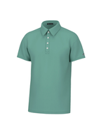 Southern Point Co | Charles 4 Button Pique Polo - Emerald Coast