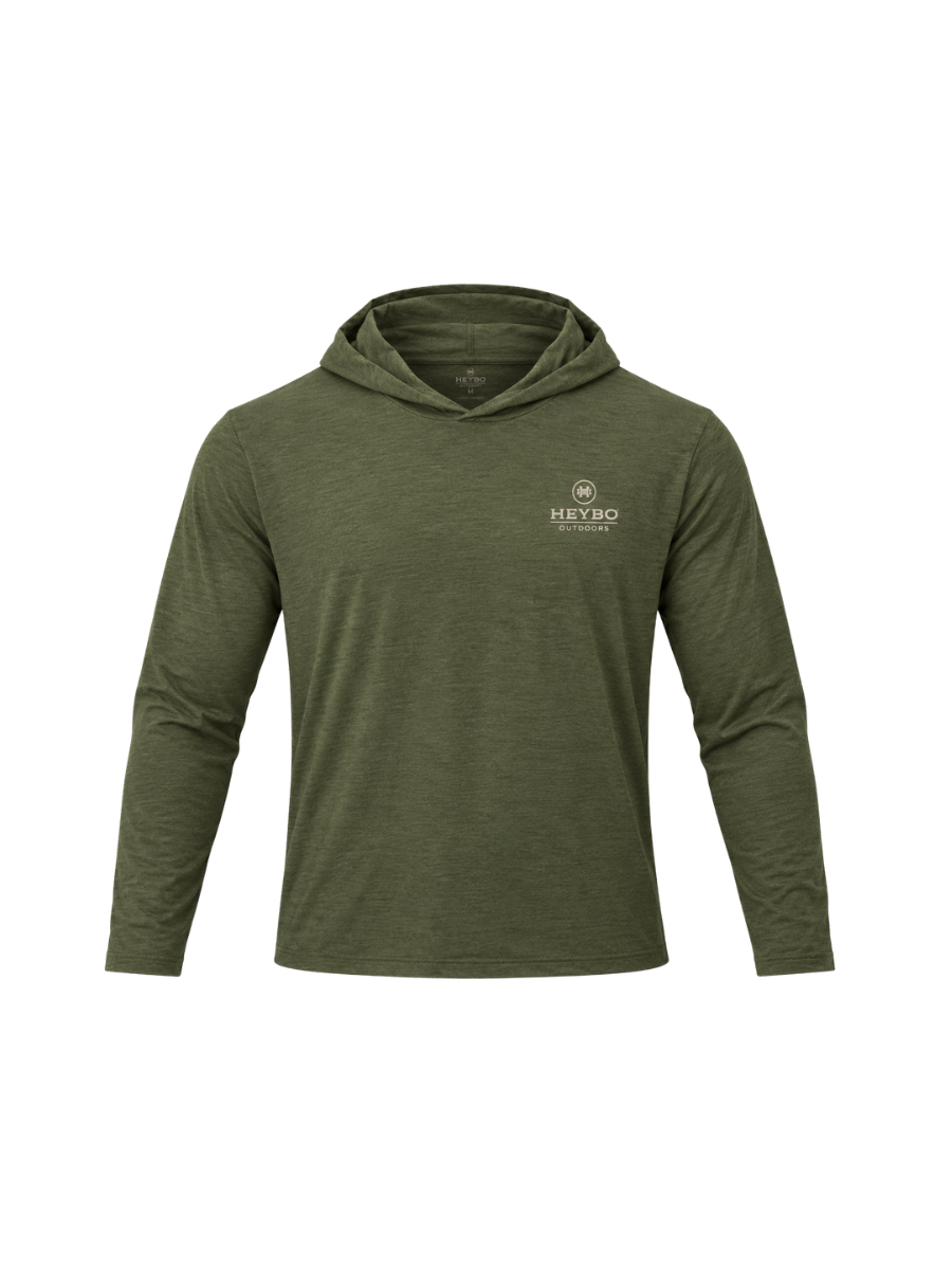 Heybo | Camp Hoodie - Mallard Camo lightweight mens olive green 