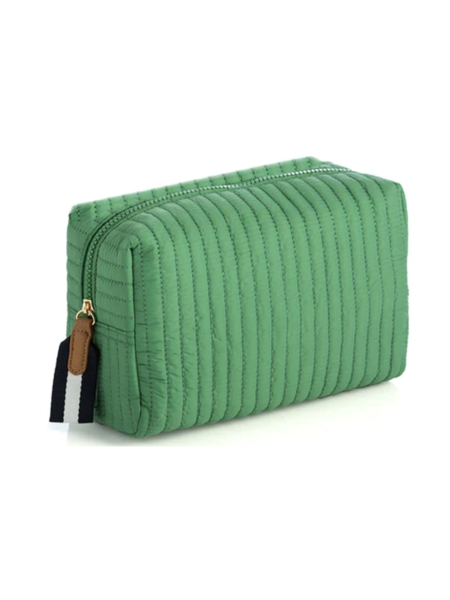 Ezra Large Cosmetic Pouch - Green
