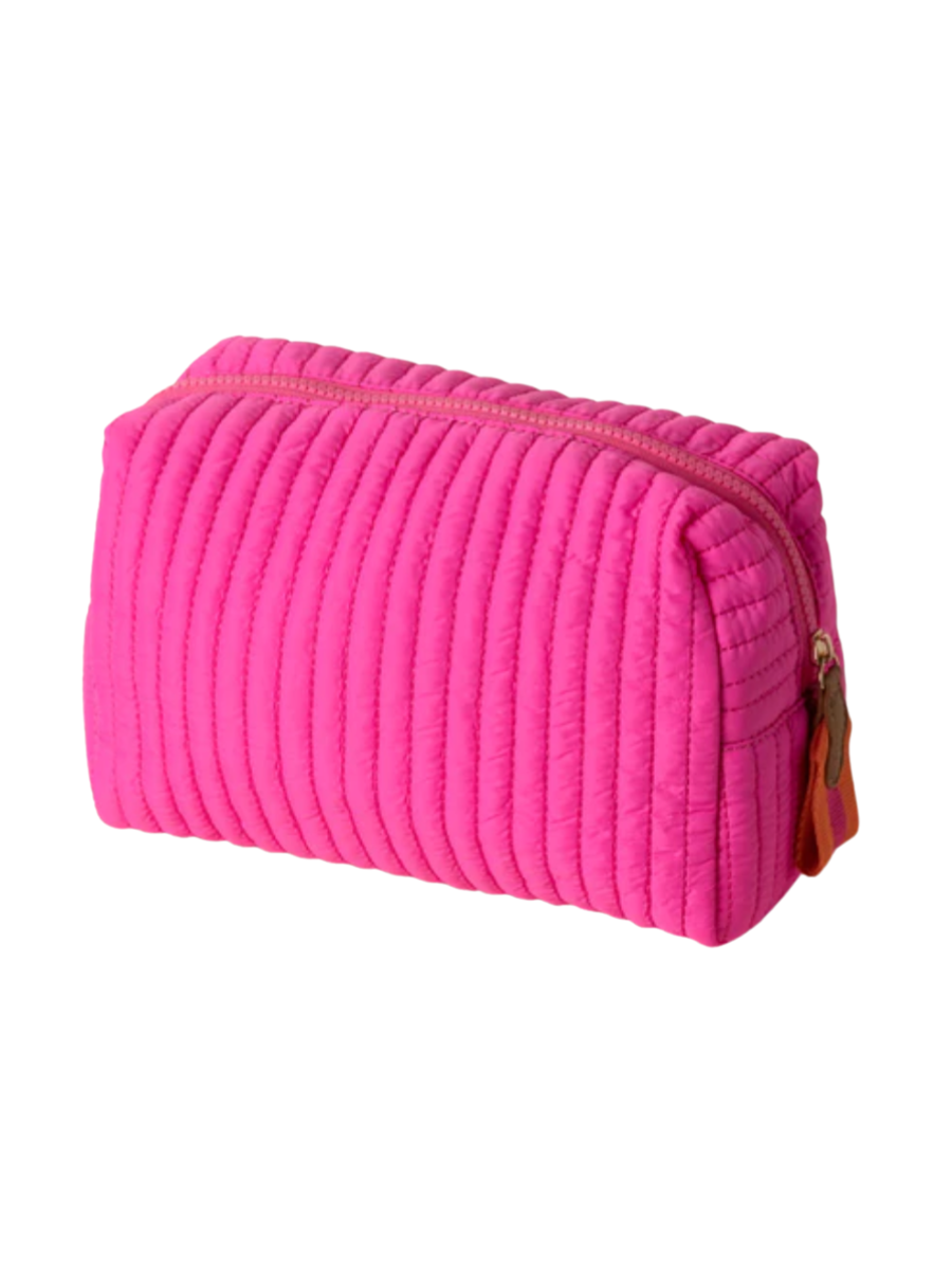 Ezra Large Cosmetic Pouch - Magenta