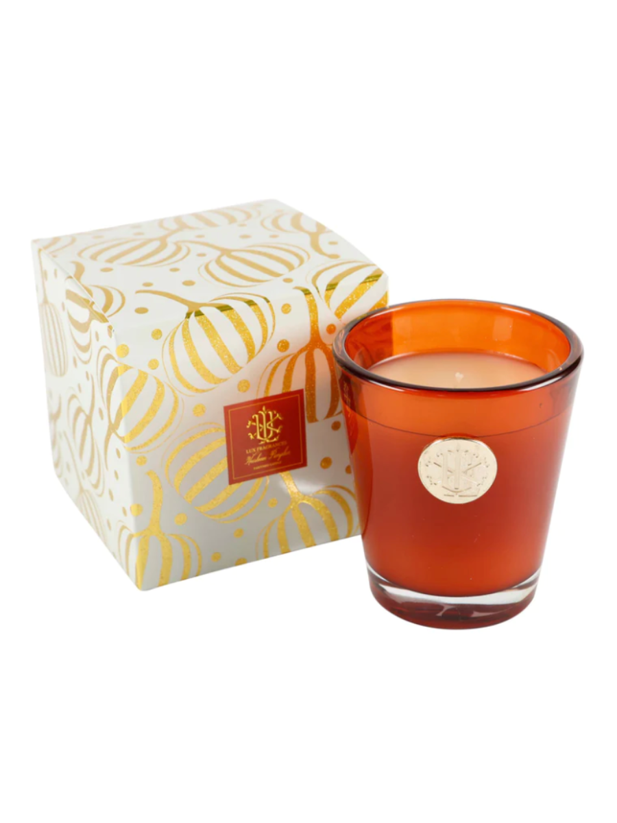 Lux Fragrances | 8oz Designer Box Candle - Heirloom Pumpkin