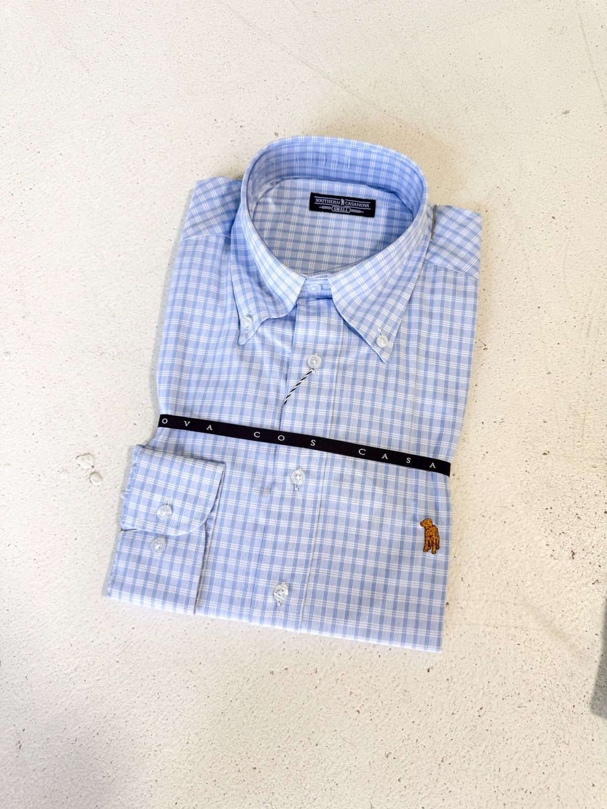 Southern Casanova | Button Down - Blue Crush Check