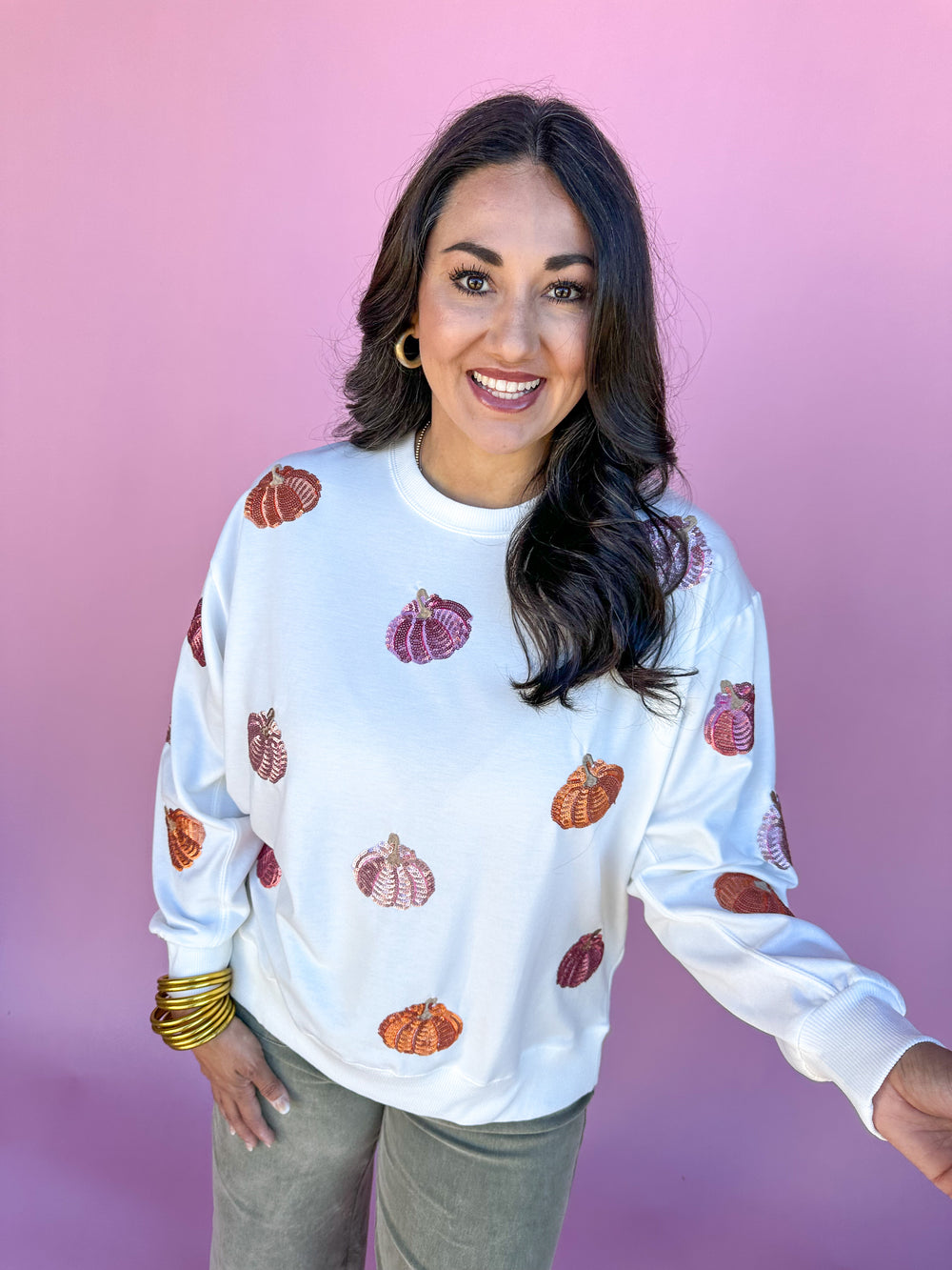 Mary Square | Sarah Pumpkins Sweatshirt