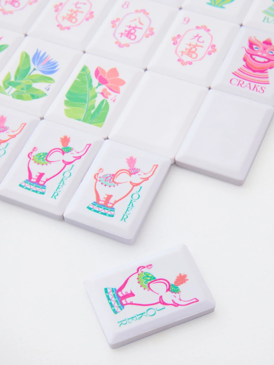 OH MY MAHJONG | Poppy Debutante Tile Set