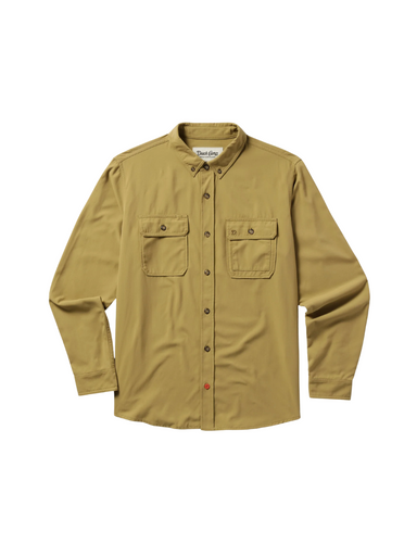 Duck Camp Men's Field Shirt Button Down Wheat Tripp