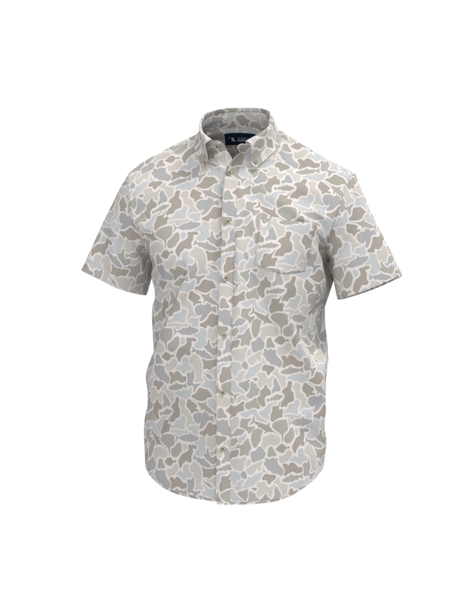Local Boy | Lowcountry Button Down - Saltwater Camo