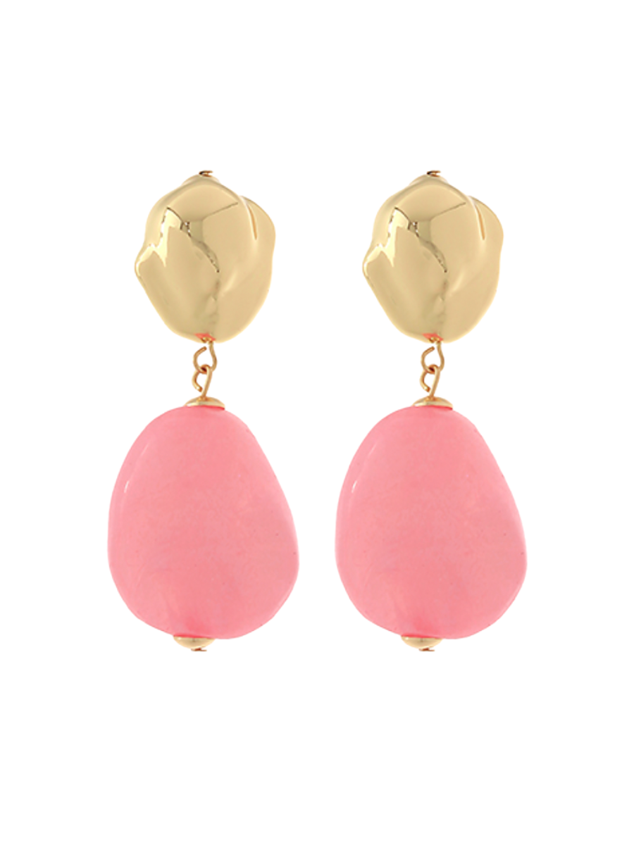 Charmed Cascade Earrings - Pink