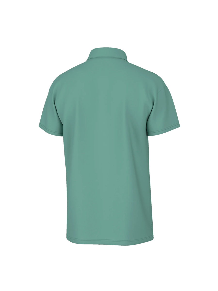 Southern Point Co | Charles 4 Button Pique Polo - Emerald Coast