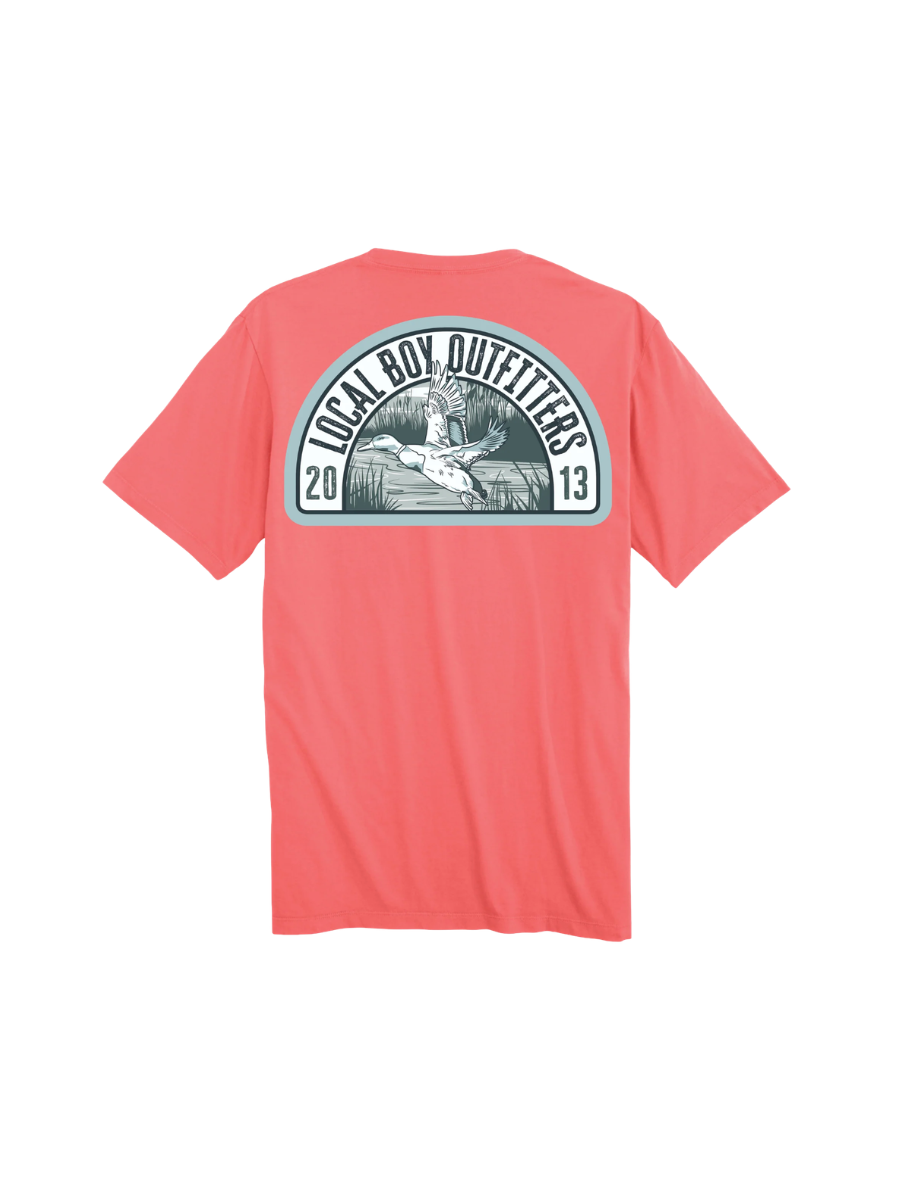 Local Boy | Mallard Arch Tee - Coral