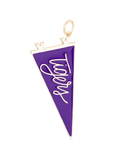 Michelle McDowell Bag Charm LSU Tigers Flag purple gameday womens boutique jincy's
