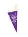 Michelle McDowell Bag Charm LSU Tigers Flag purple gameday womens boutique jincy's