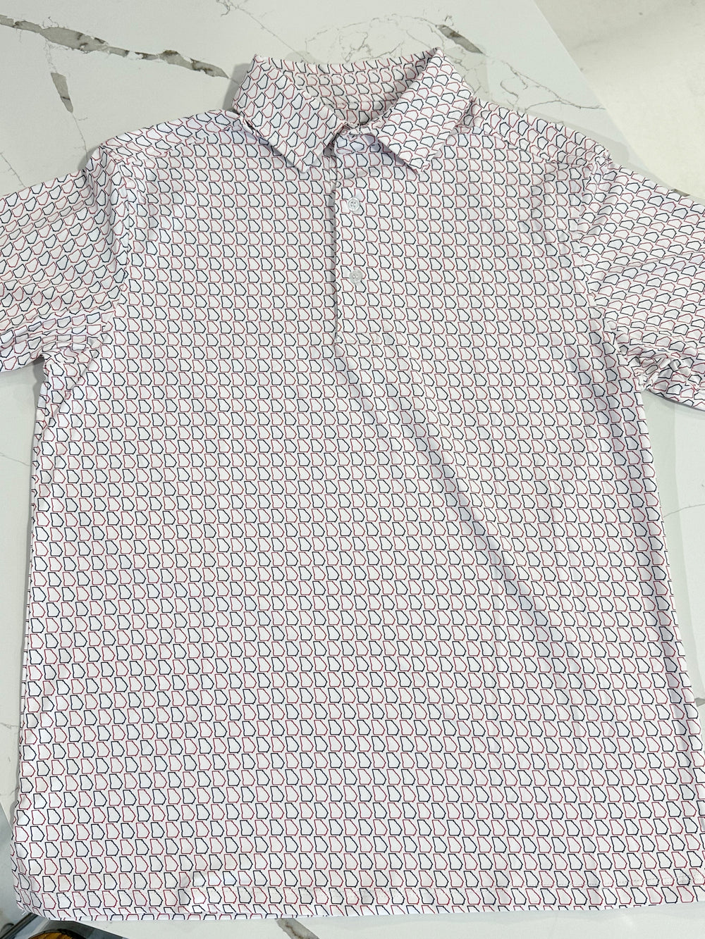 Multi GA Polo - Red & Black