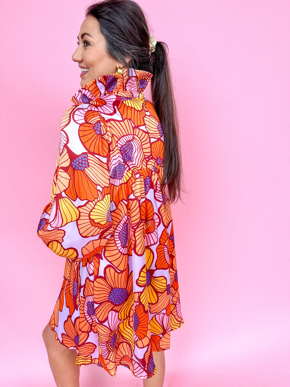 ADRIENNE | Savannah Dress - Groovy Blooms