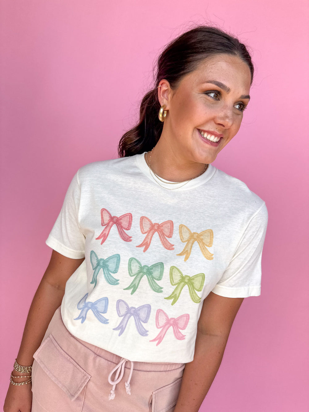 Colorful Bows Tee