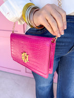 Caroline Hill | Bryn Clutch/Crossbody - Hot Pink