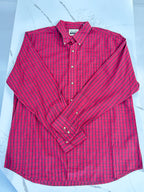 Wrangler | Cotton Button Down - Red/Black
