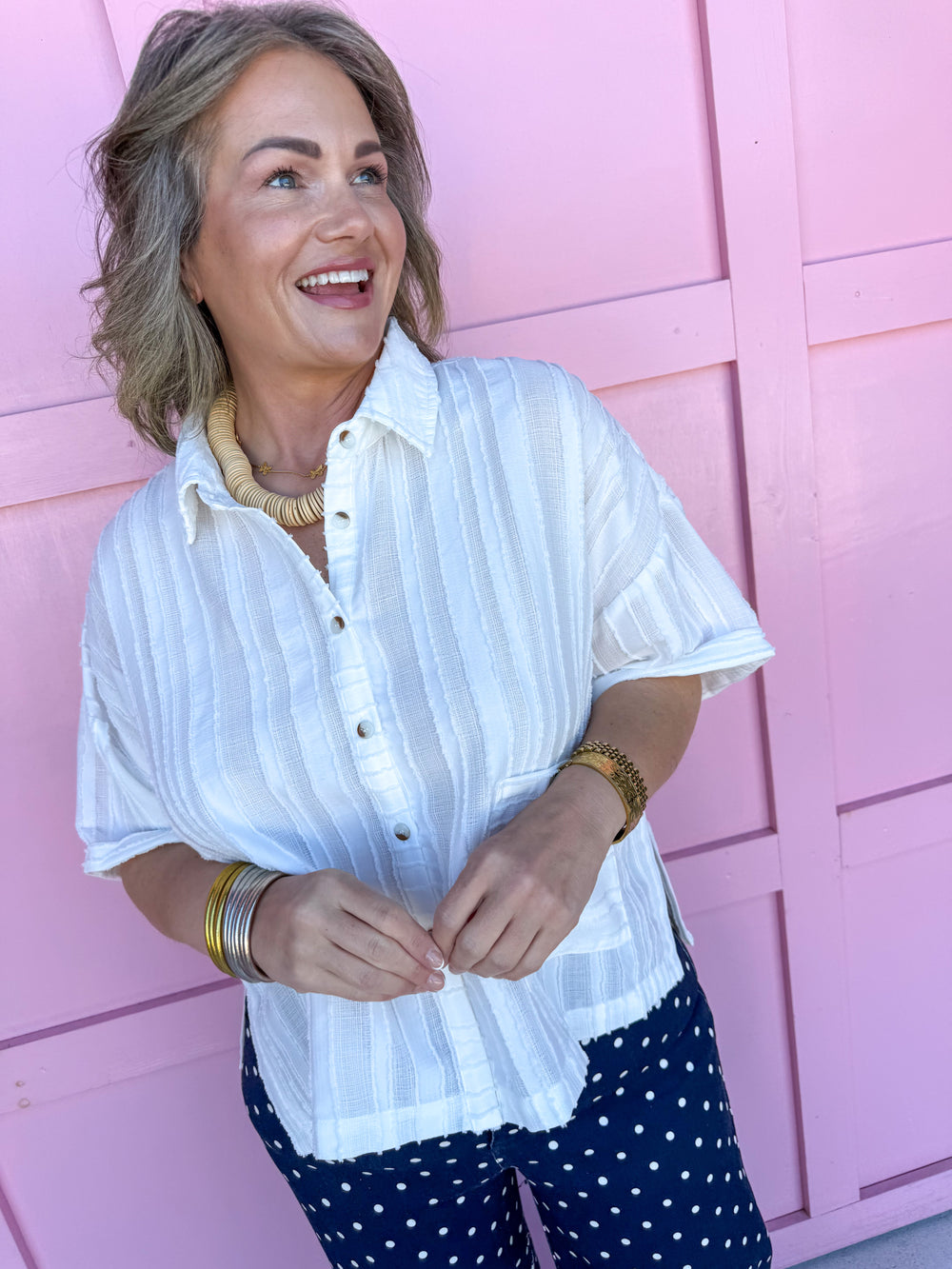 Southern Social Top - Off White