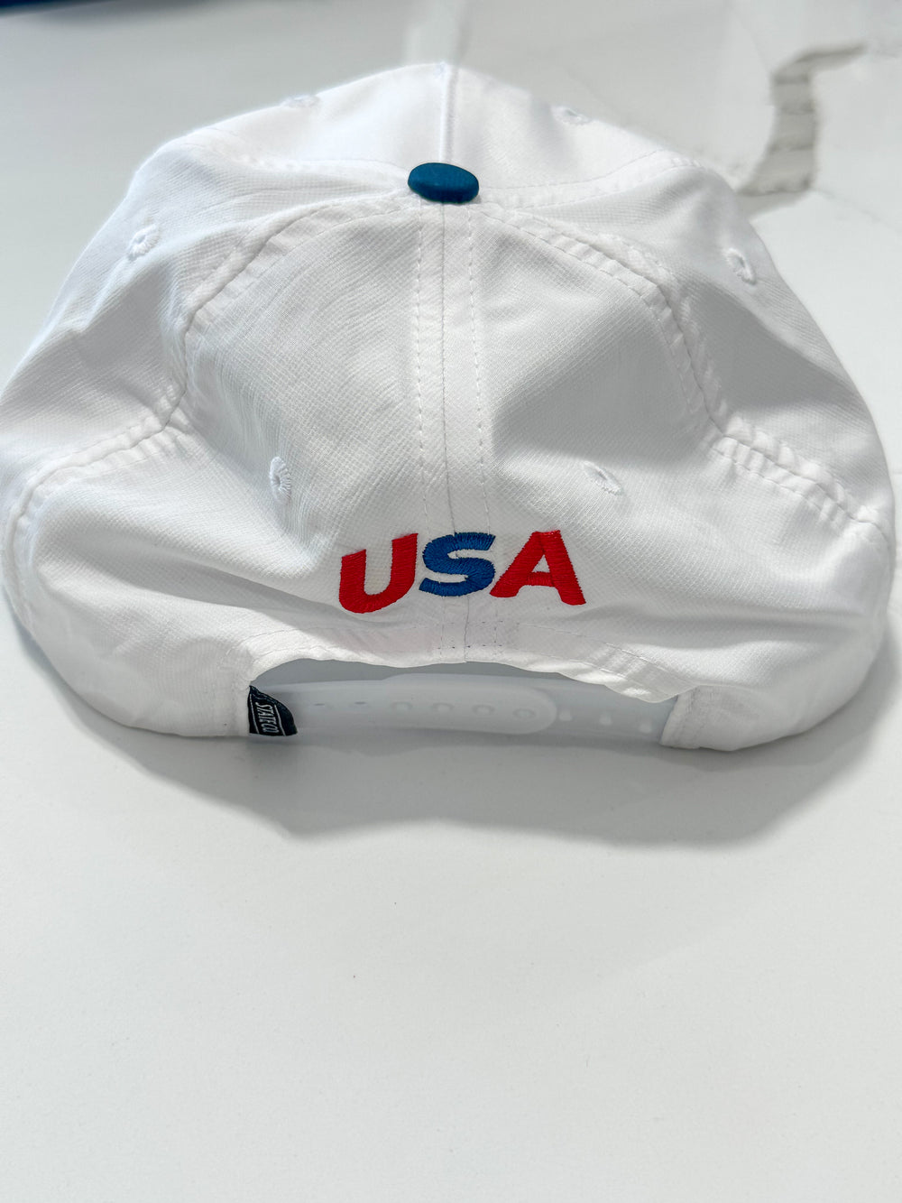 Peach State Pride | Reagan-Bush 5 Panel Hat - Navy/White