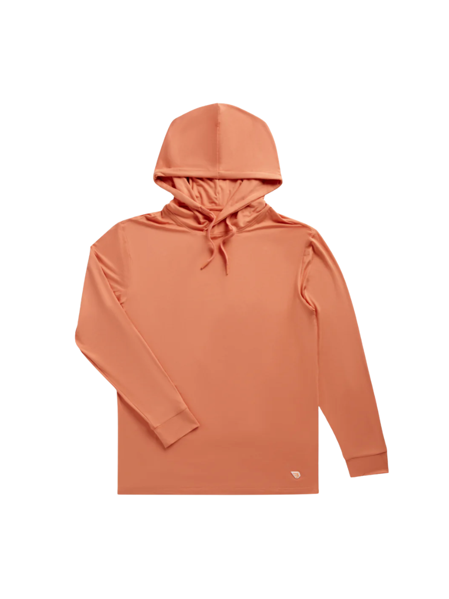 BURLEBO Performance Hoodie Sunfish mens uv protecting fishing shirt outdoor hooded coral mens jincy's tripp