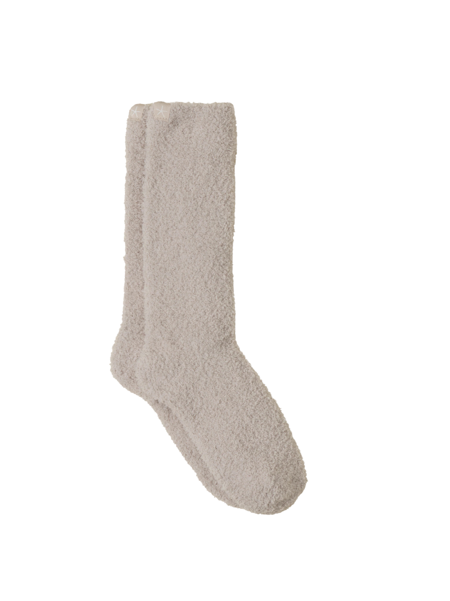 Barefoot Dreams | YOUTH CozyChic Socks - Stone