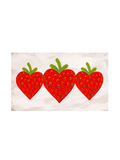 Baxter & Me | Strawberry Trio Rug Floor Mat