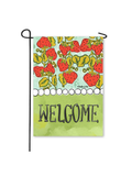 Baxter & Me | Welcome Strawberry Patch Garden Flag