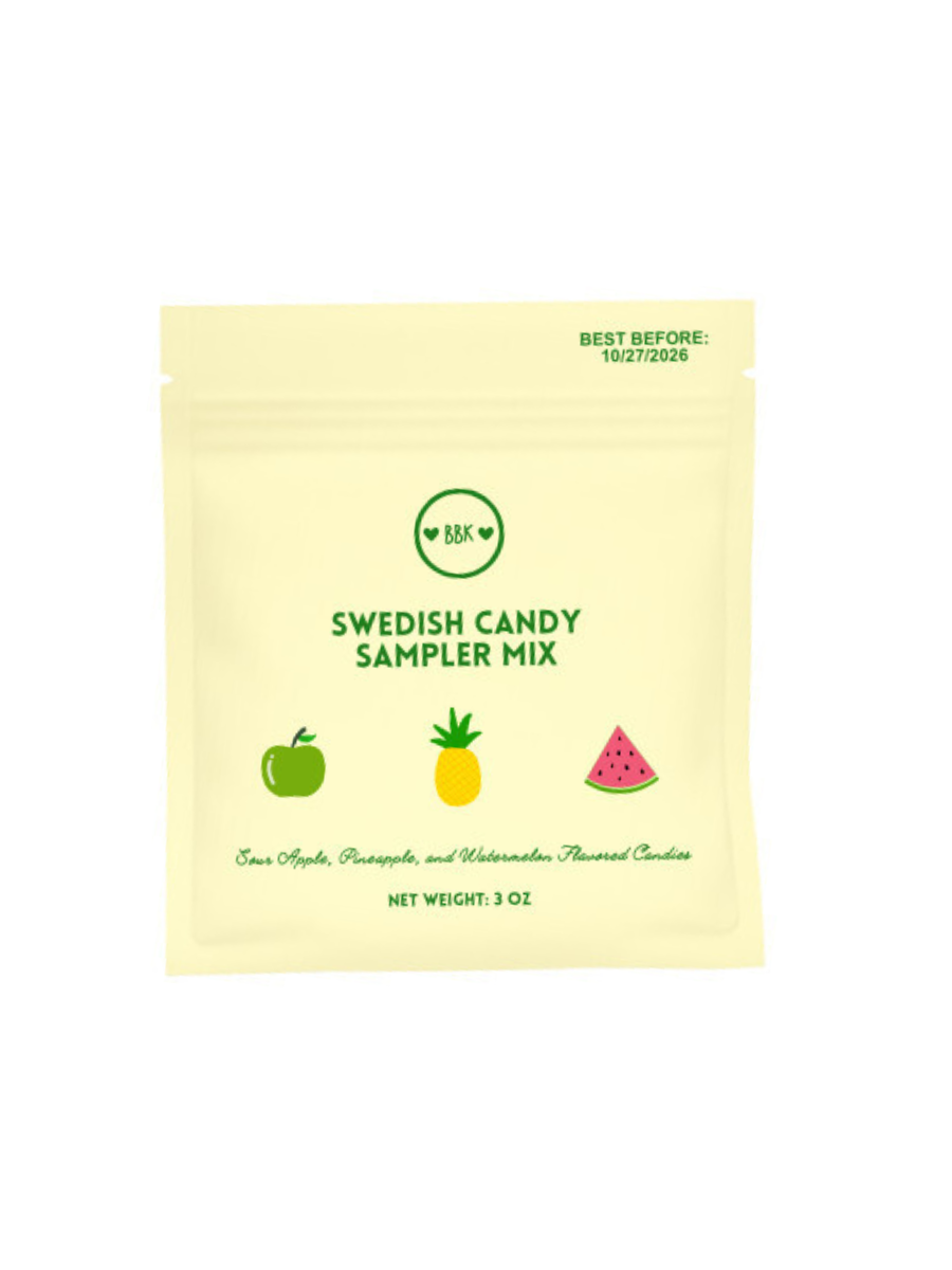 3 oz Swedish Candy Mix - Pineapple / Sour Apple / Watermelon