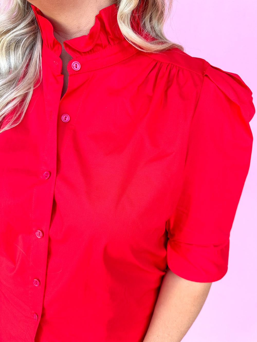 ADRIENNE | Jodie Top - Red